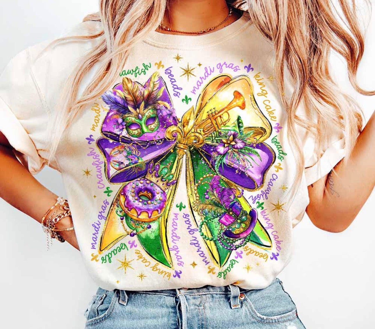 Mardi Gras Bow