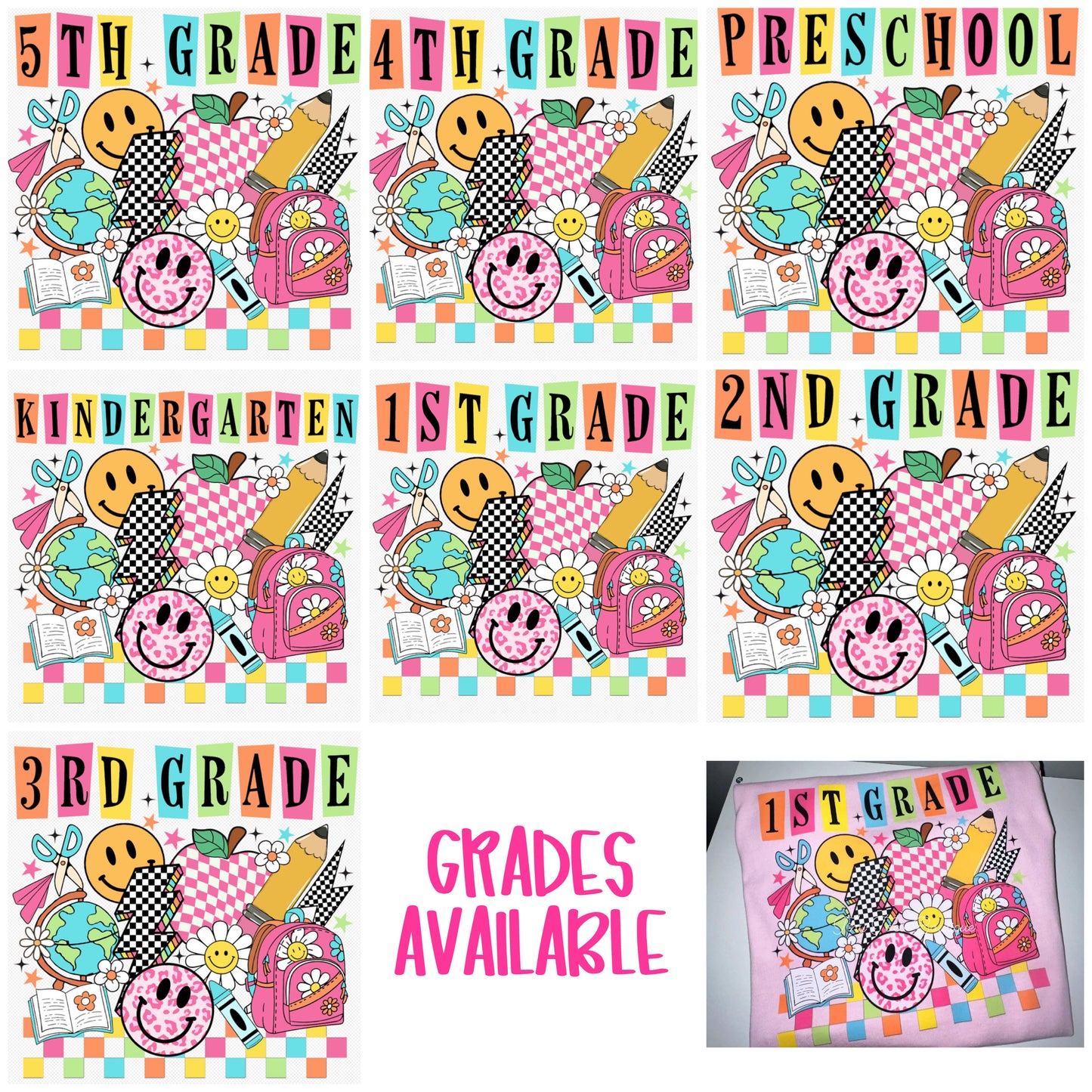 Grade Level Tees