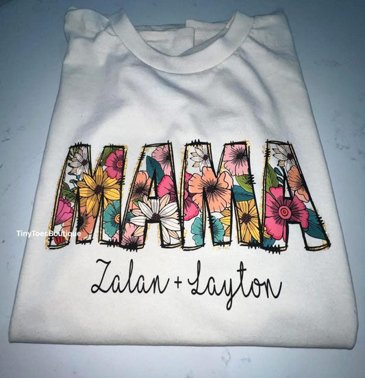 Mama Tee with names