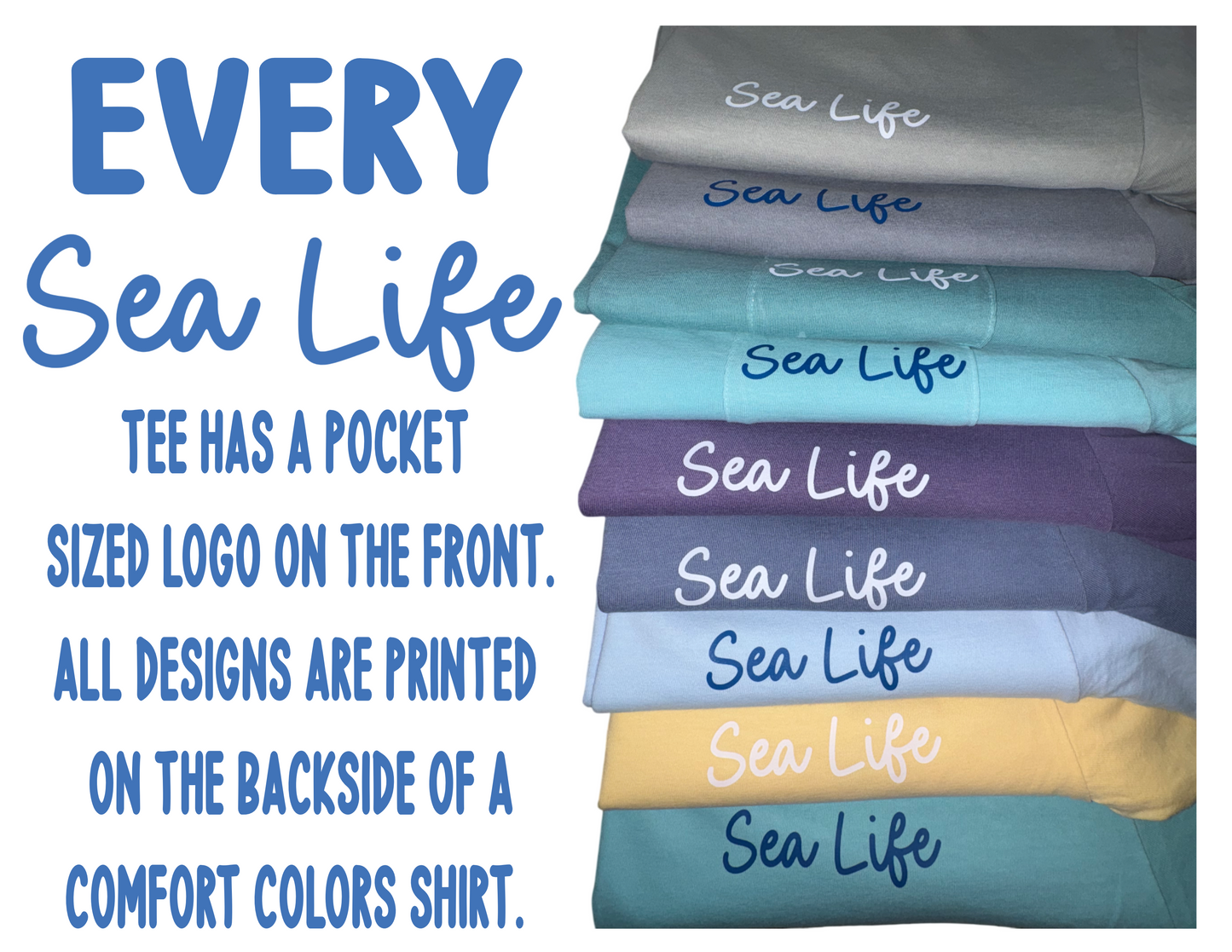 Girly Girl Fish- Comfort Colors- Sea Life-