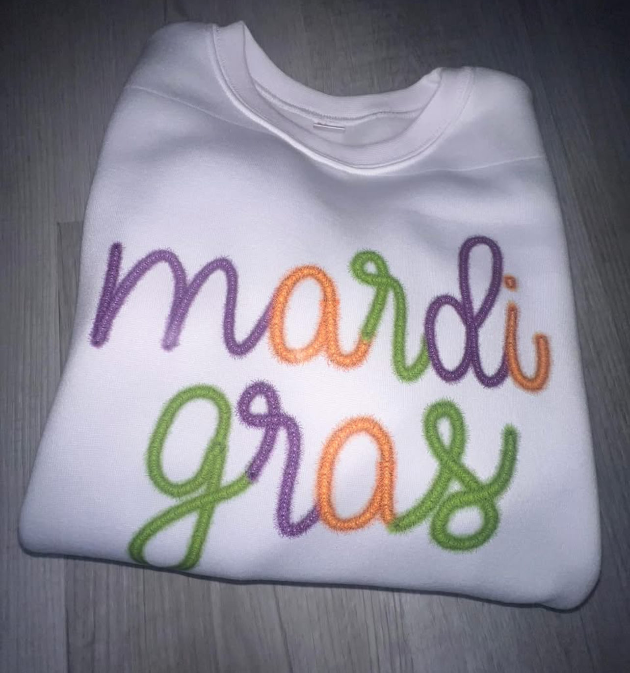 3t Mardi Gras Sweatshirt