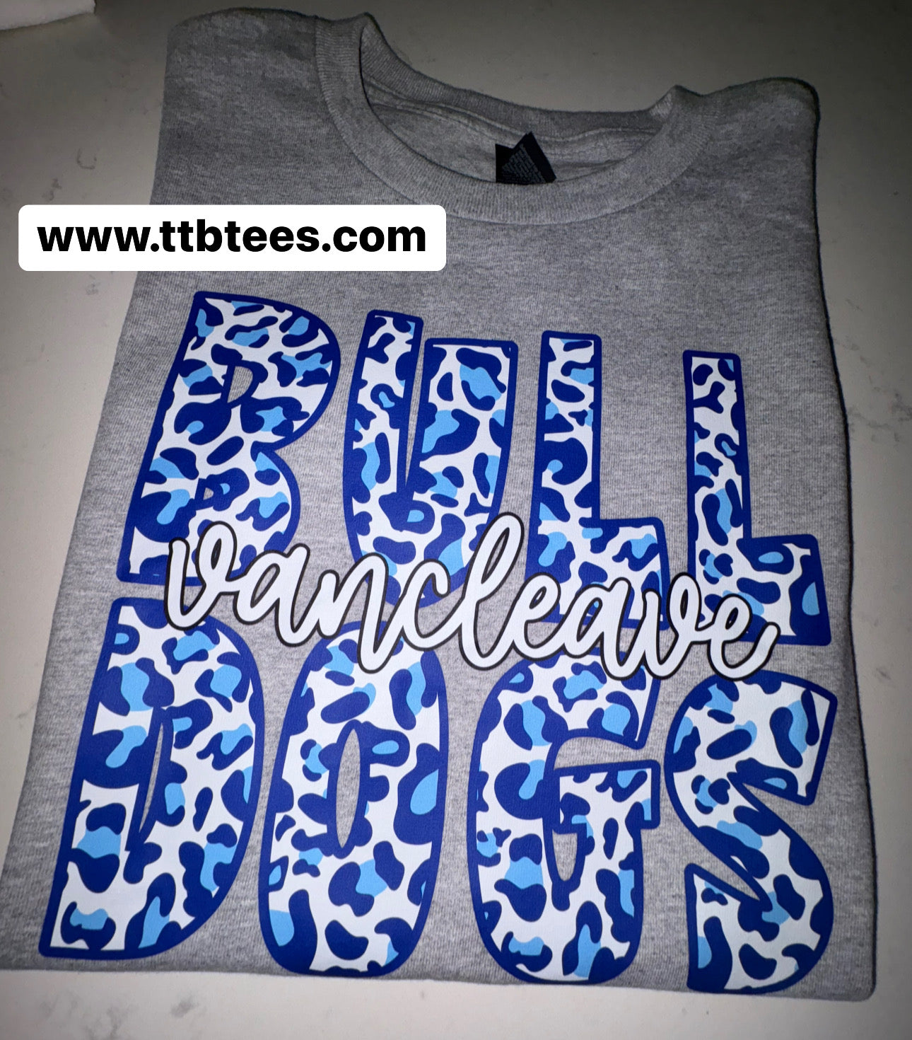 Blue Cheetah Bulldogs