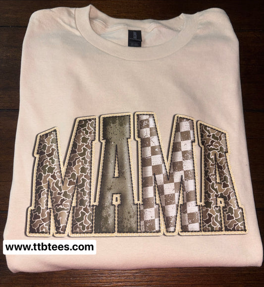 Mama Faux Applique