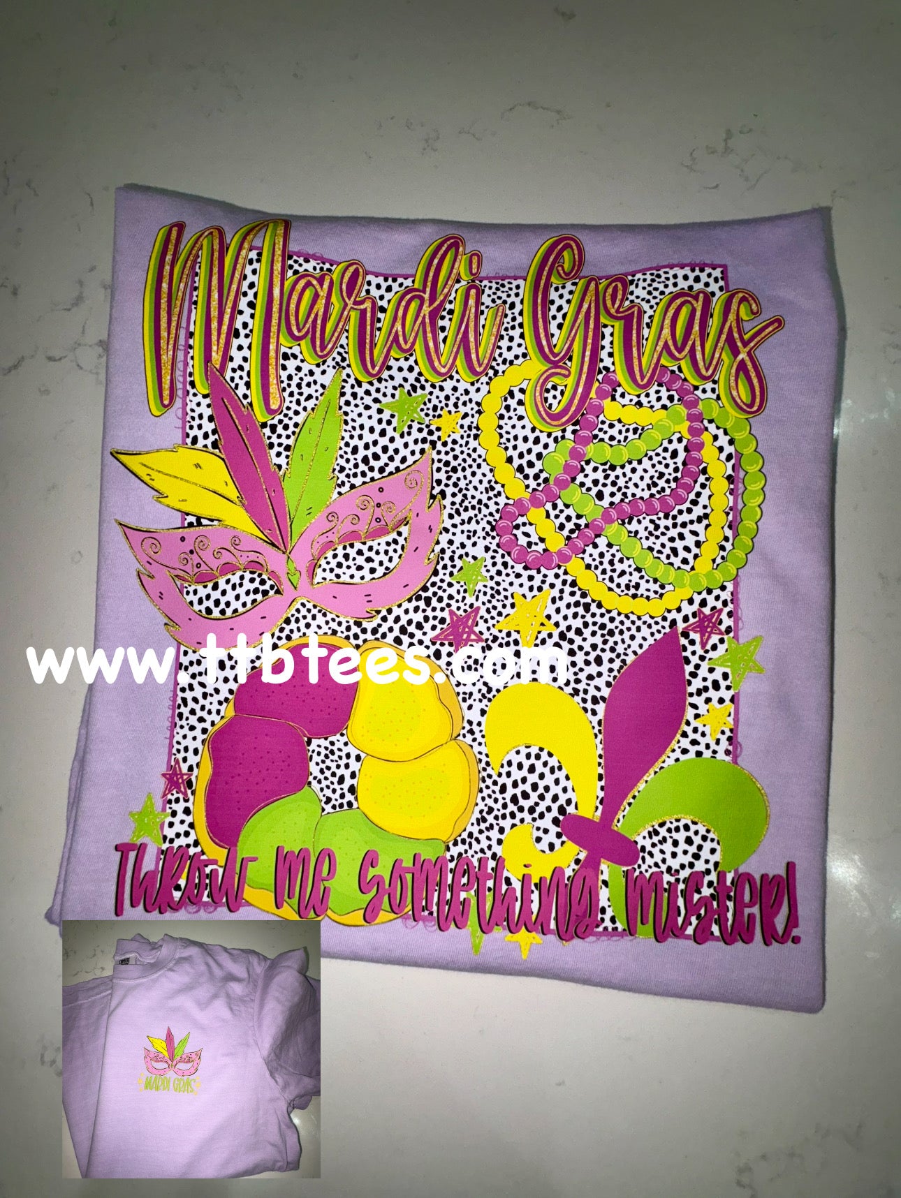 Comfort Colors Mardi Gras