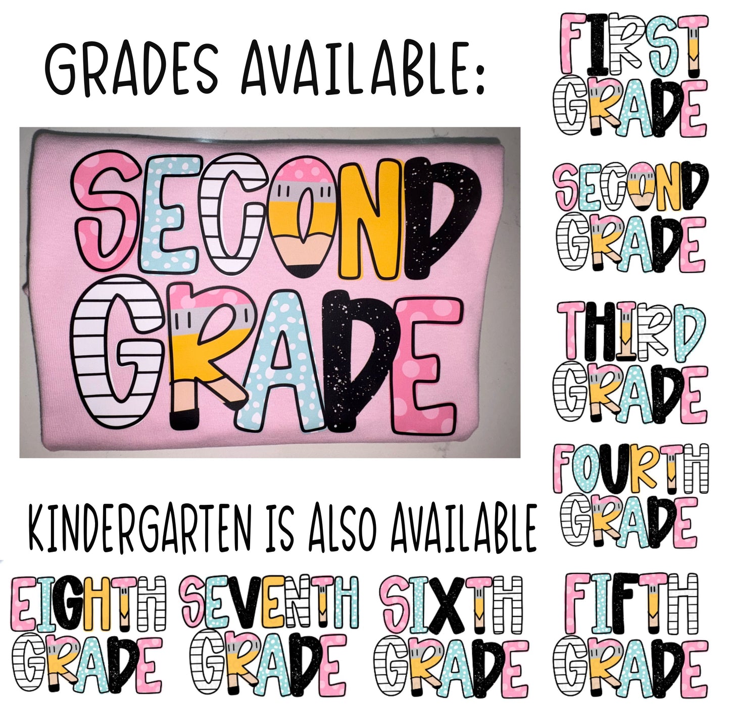 Grade Level Tees