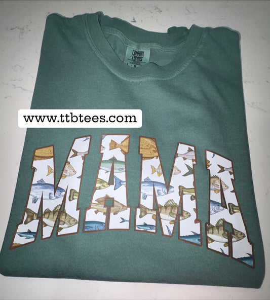 Comfort Colors- fishing mama