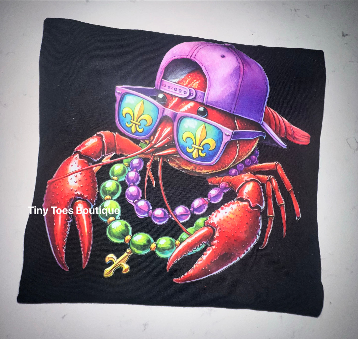 Crawfish Mardi Gras Shirt