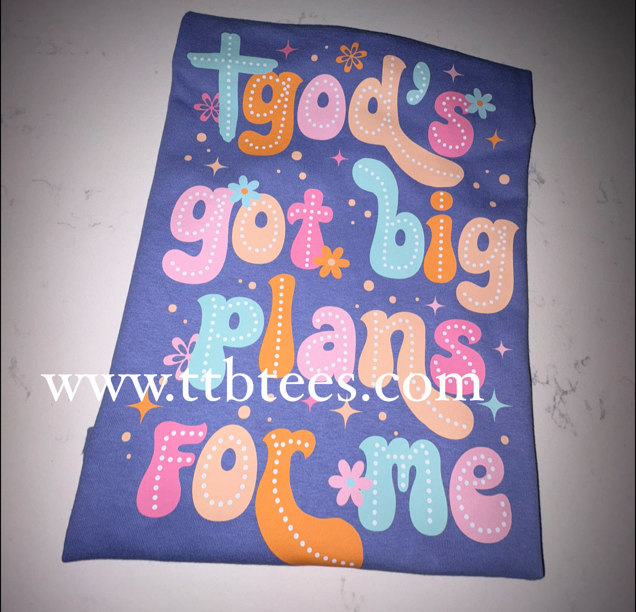 Big Plans- 2 sided tee