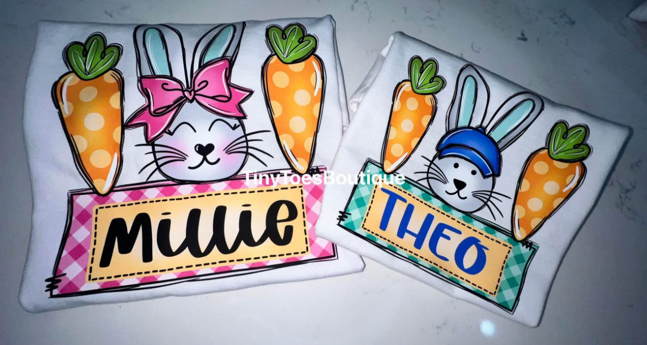 Easter Trio name tee