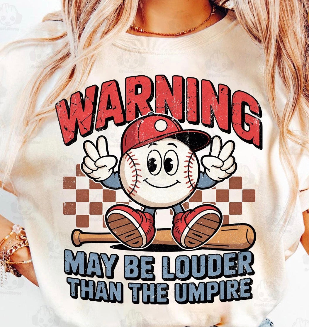 May Be Louder/ baseball
