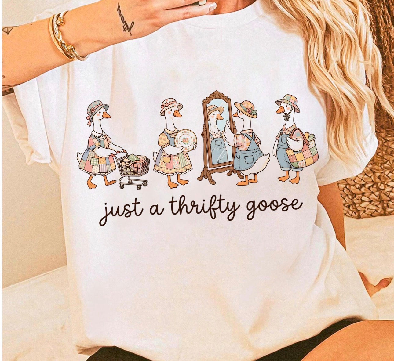 Just a thrifty goose