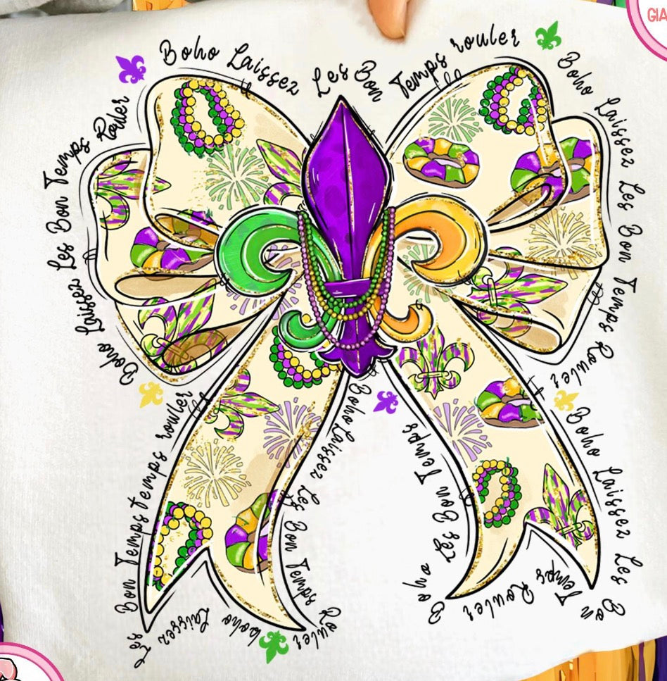 Mardi Gras bow