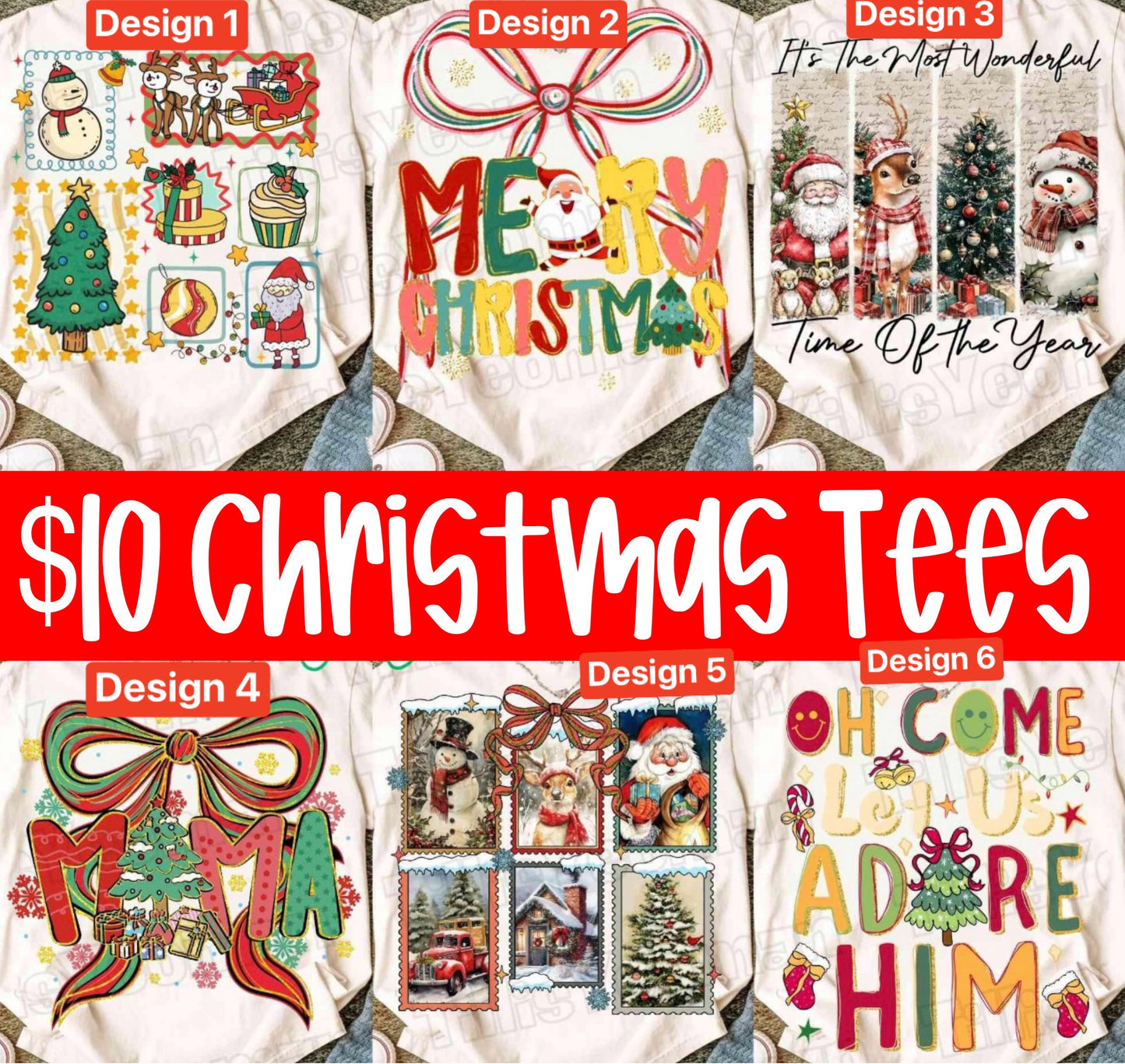 Long sleeve Christmas tees