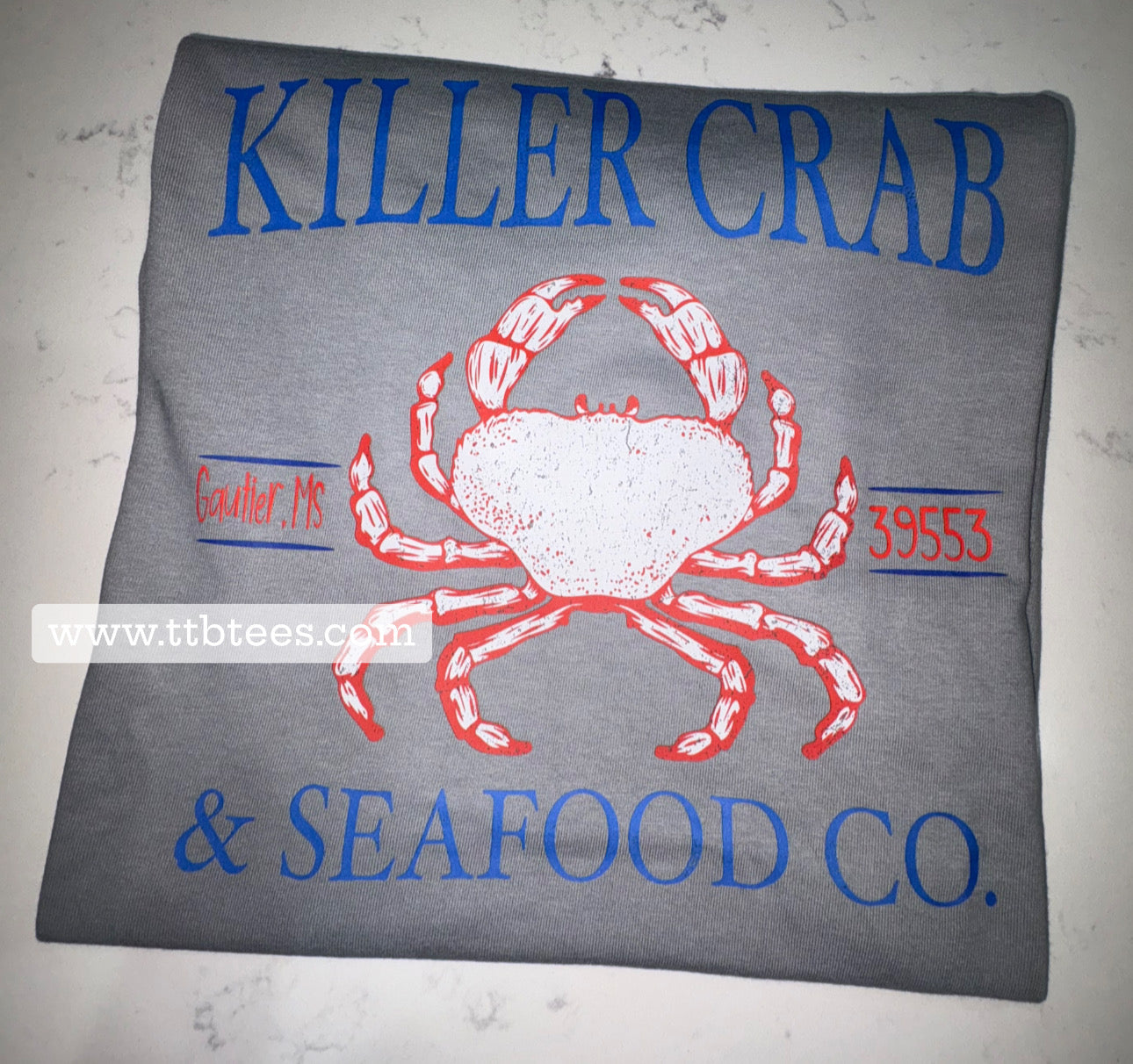 Killer Crab- 2 sided tee