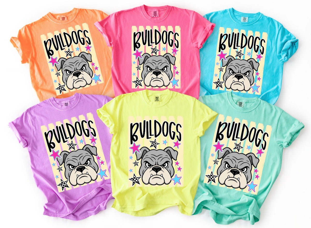 Comfort colors: bulldogs tee
