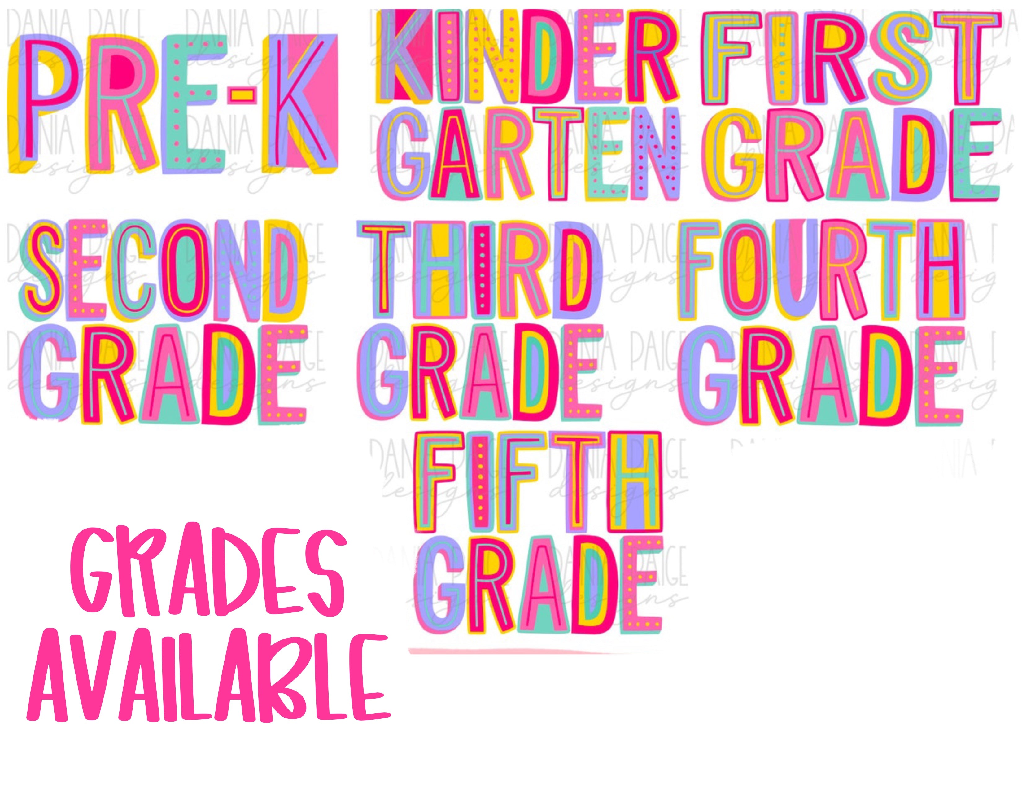 Grade Level Tees