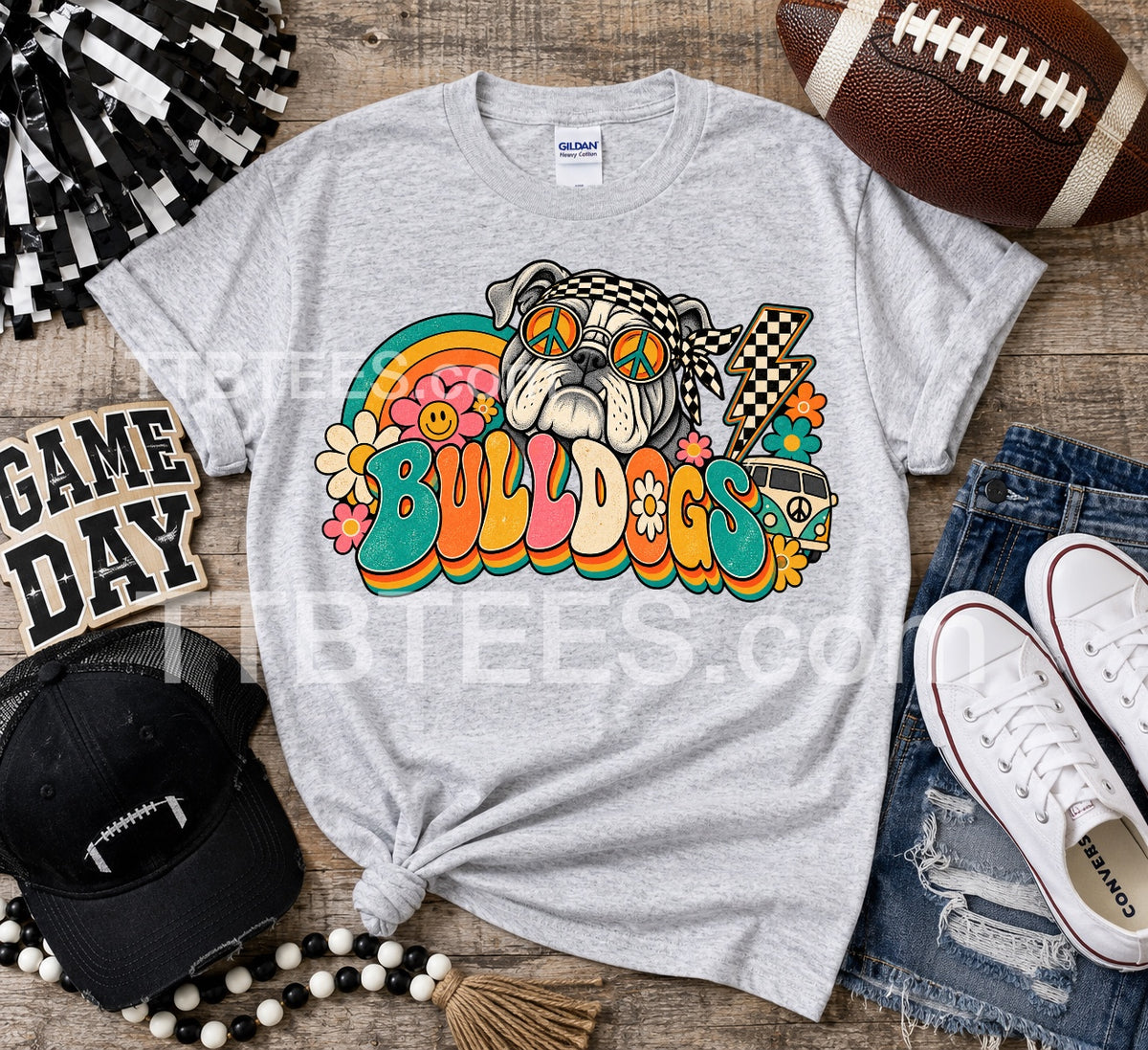 Bulldogs Retro Tee