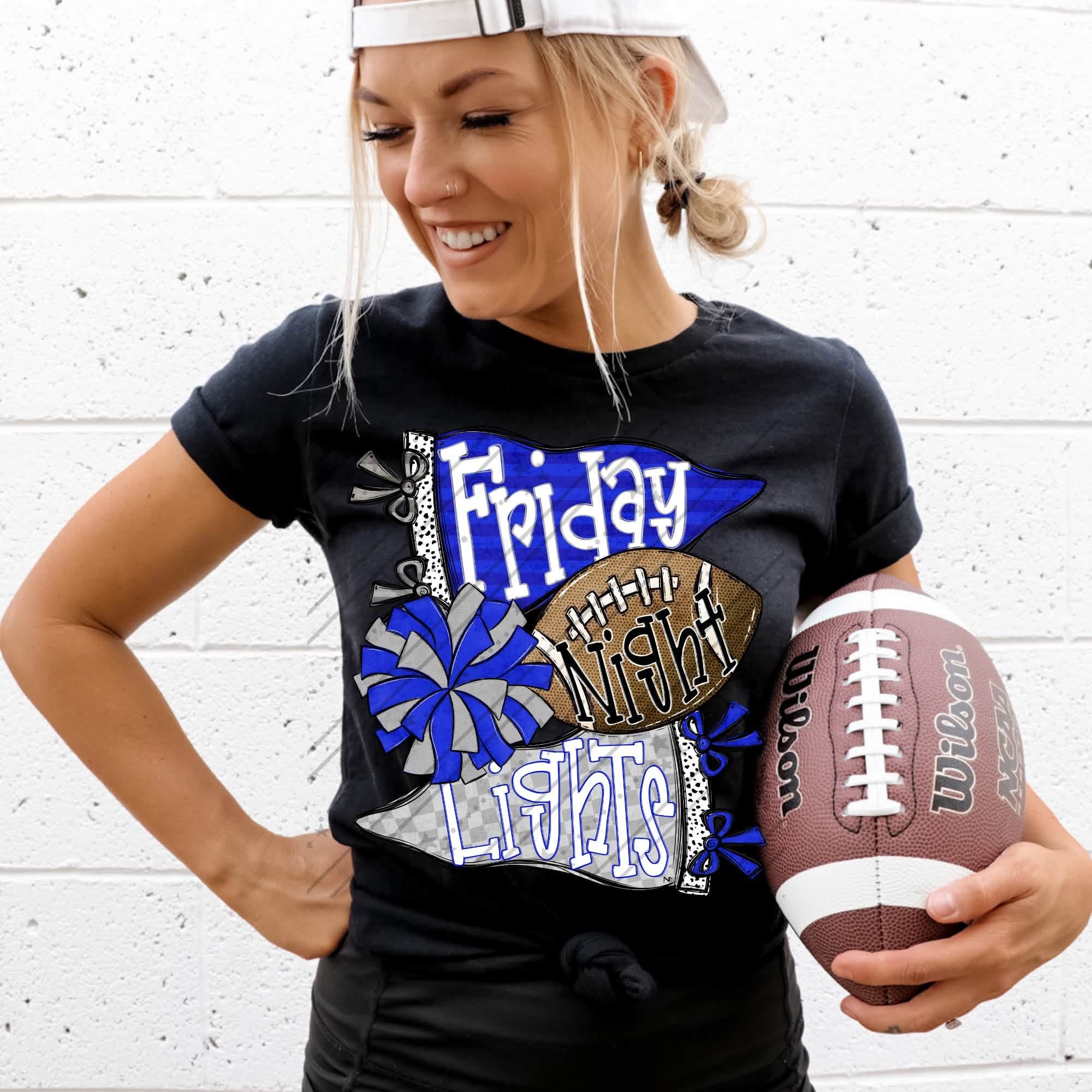 Friday night  lights tee football