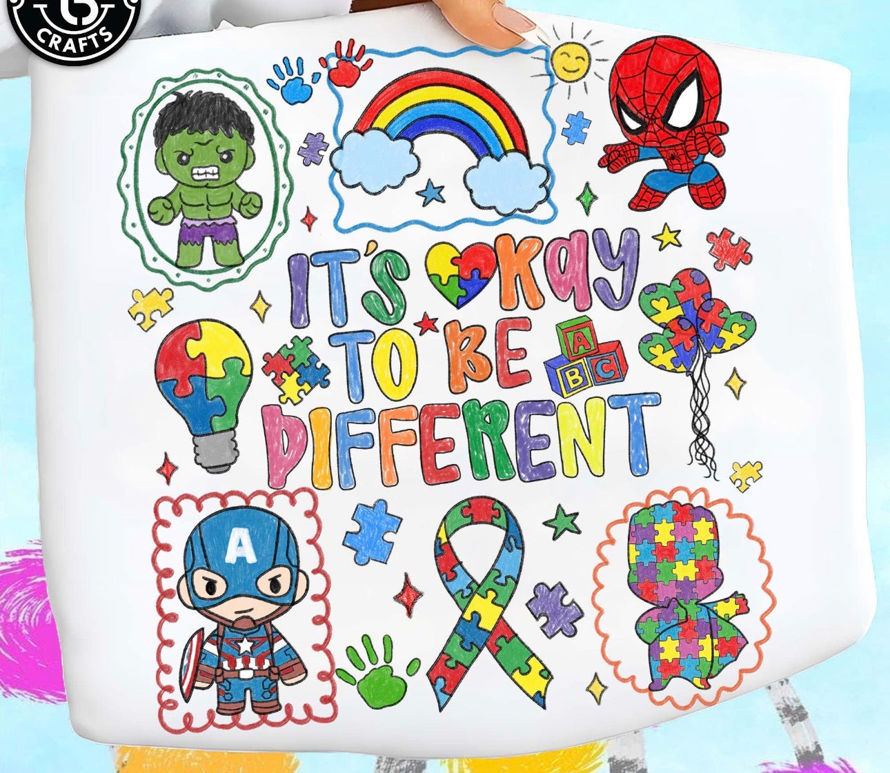 Superpower Be Different Tee