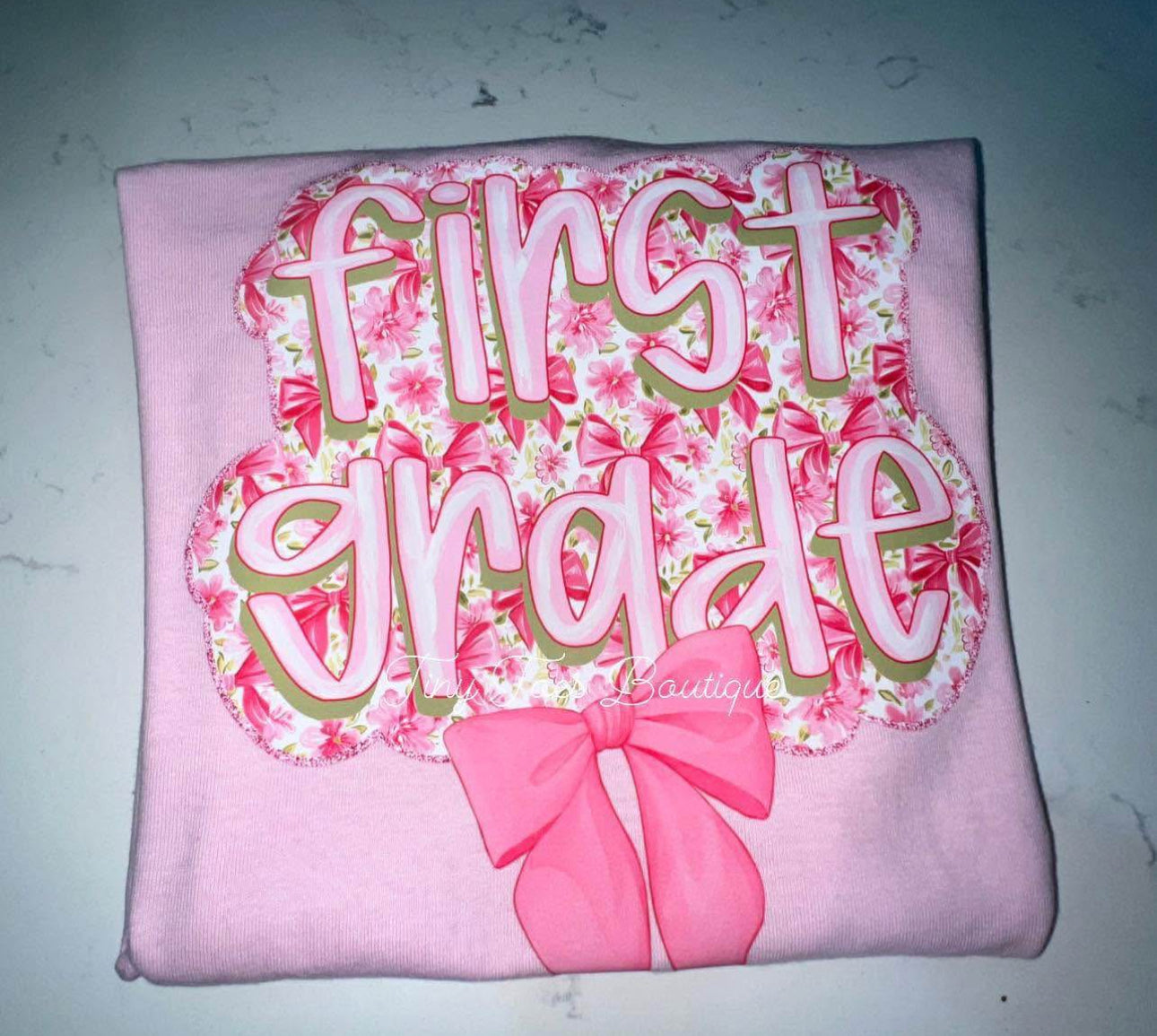 Floral Grade Level Tees