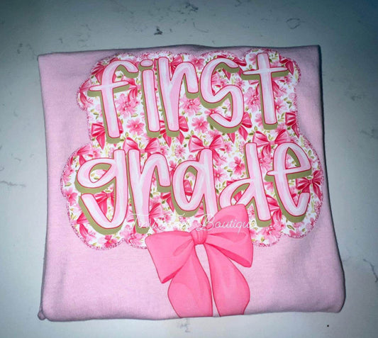Floral Grade Level Tees