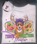 2 Sided mardi Gras Tee