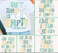 Easter Tees - 2 sided design on back