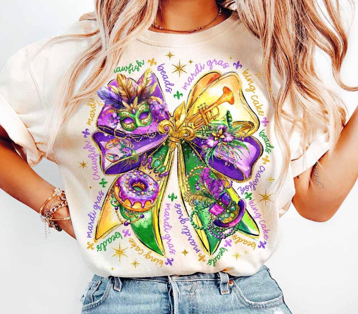 Mardi Gras Bow