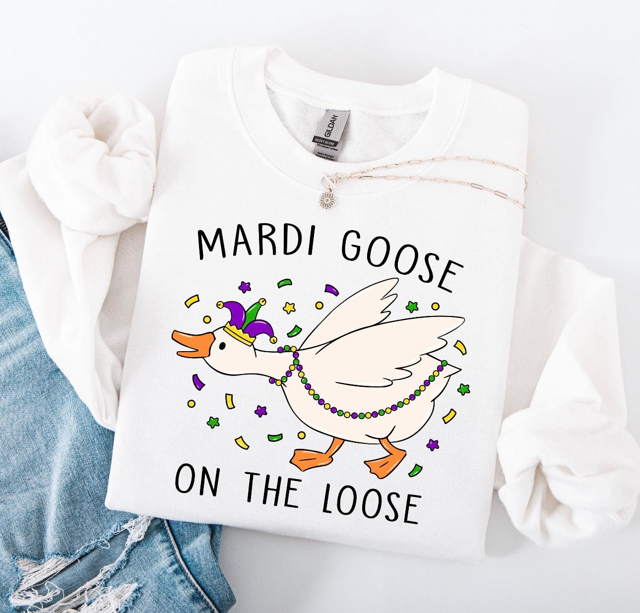 Mardi Goose SWEATSHIRT