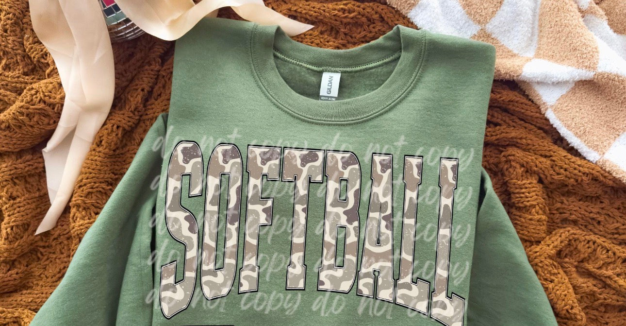 Camo softball