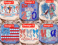 250 years- Red, White & Blue- 6 design options