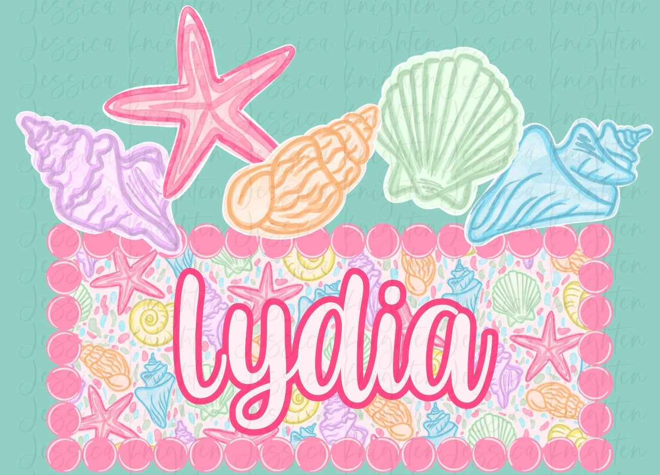 Seashell name tee