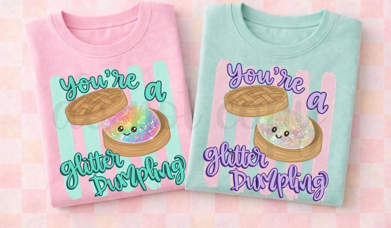 Glitter Dumplin Tee