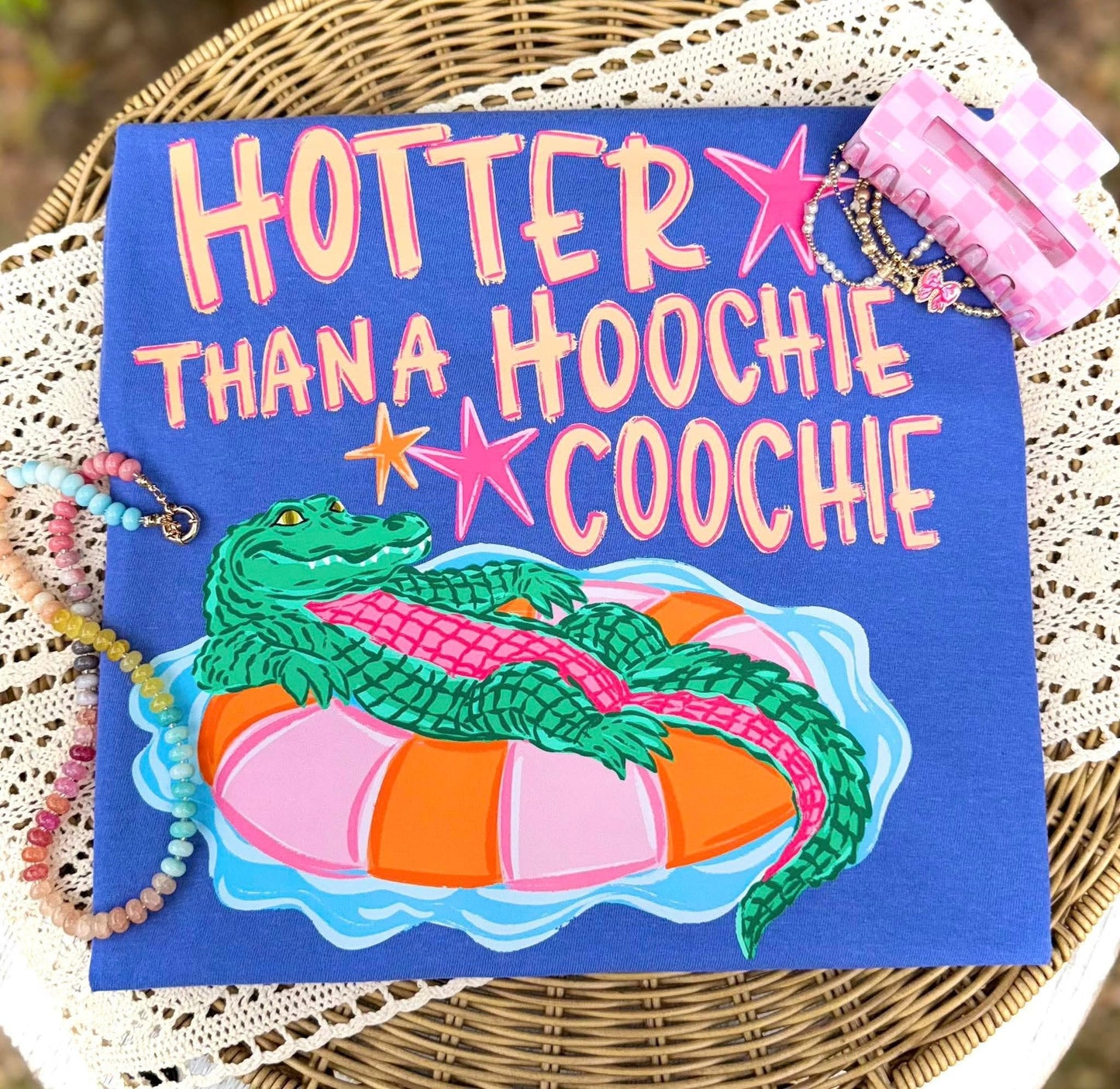 Hotter than a hoochie coochie- comfort colors