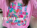 Floral Bulldogs Tee