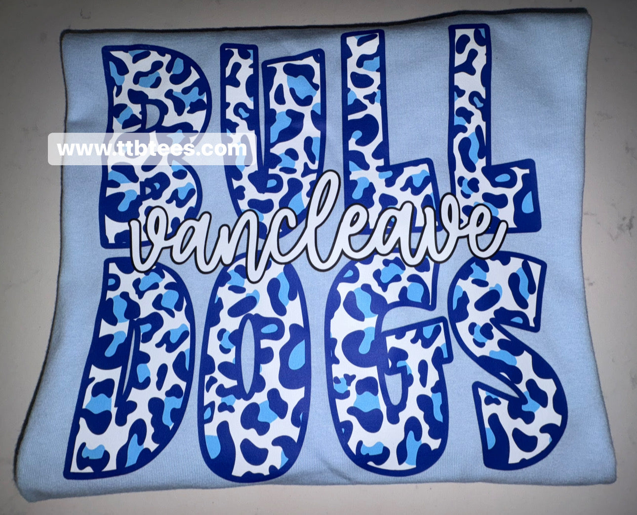 Blue Cheetah Bulldogs