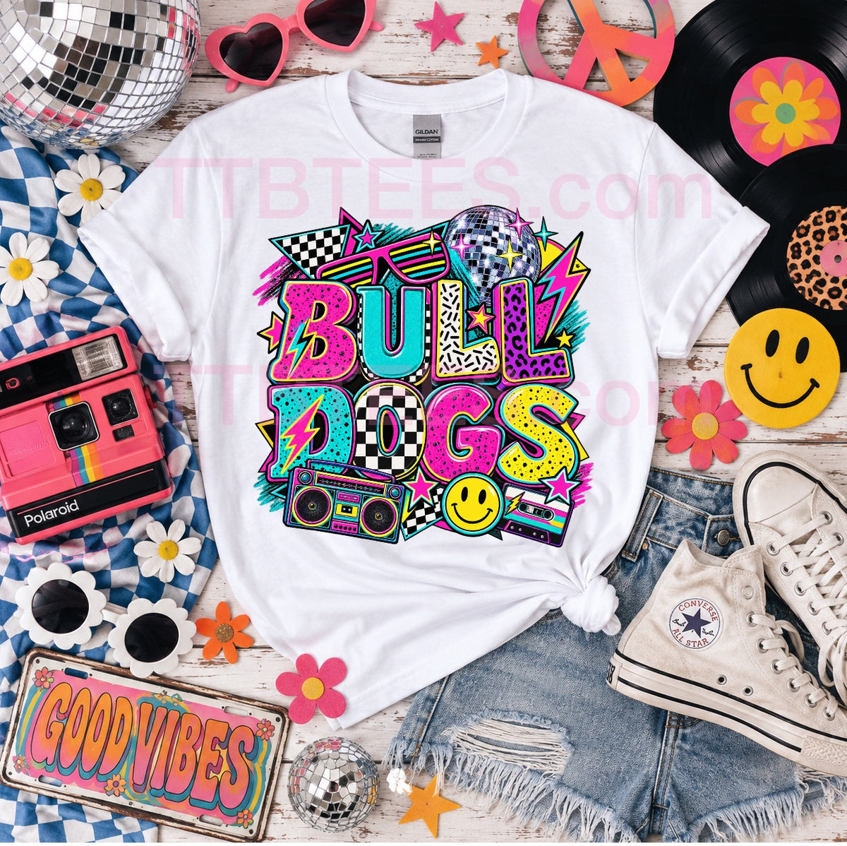 Bulldogs Retro Tee