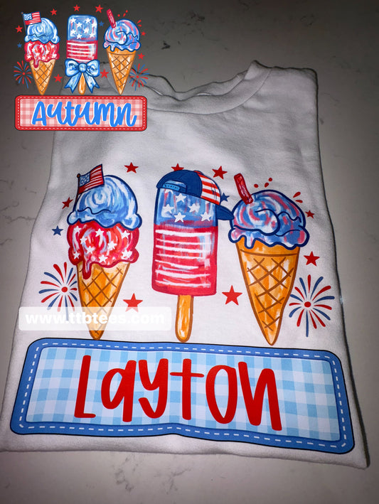 Patriotic Pops - boy and girl version