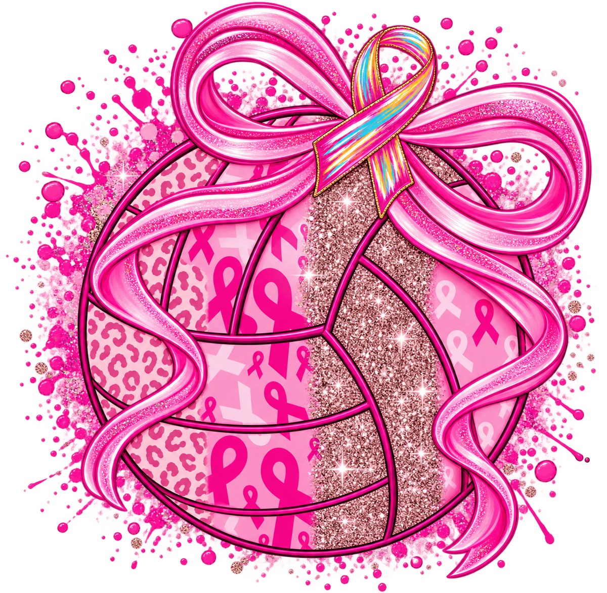 Pink out Volleyball t-shirt