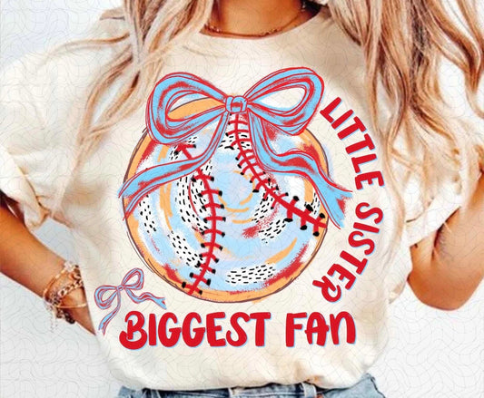 Little sister biggest fan baseball