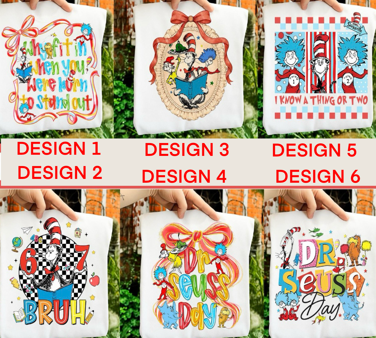 Seuss tees
