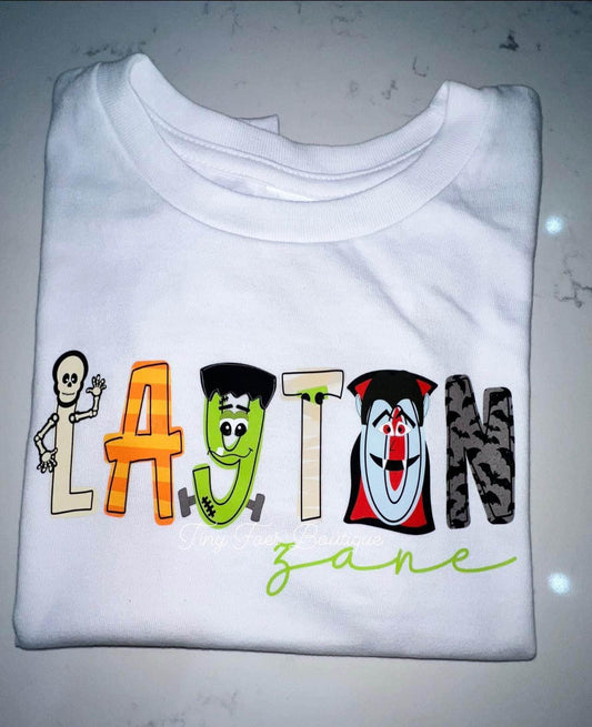 Halloween Name Tee