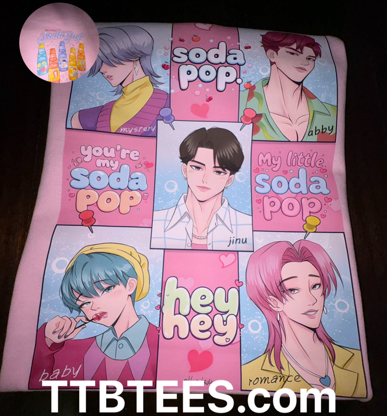 Soda pop - 2 sided tee