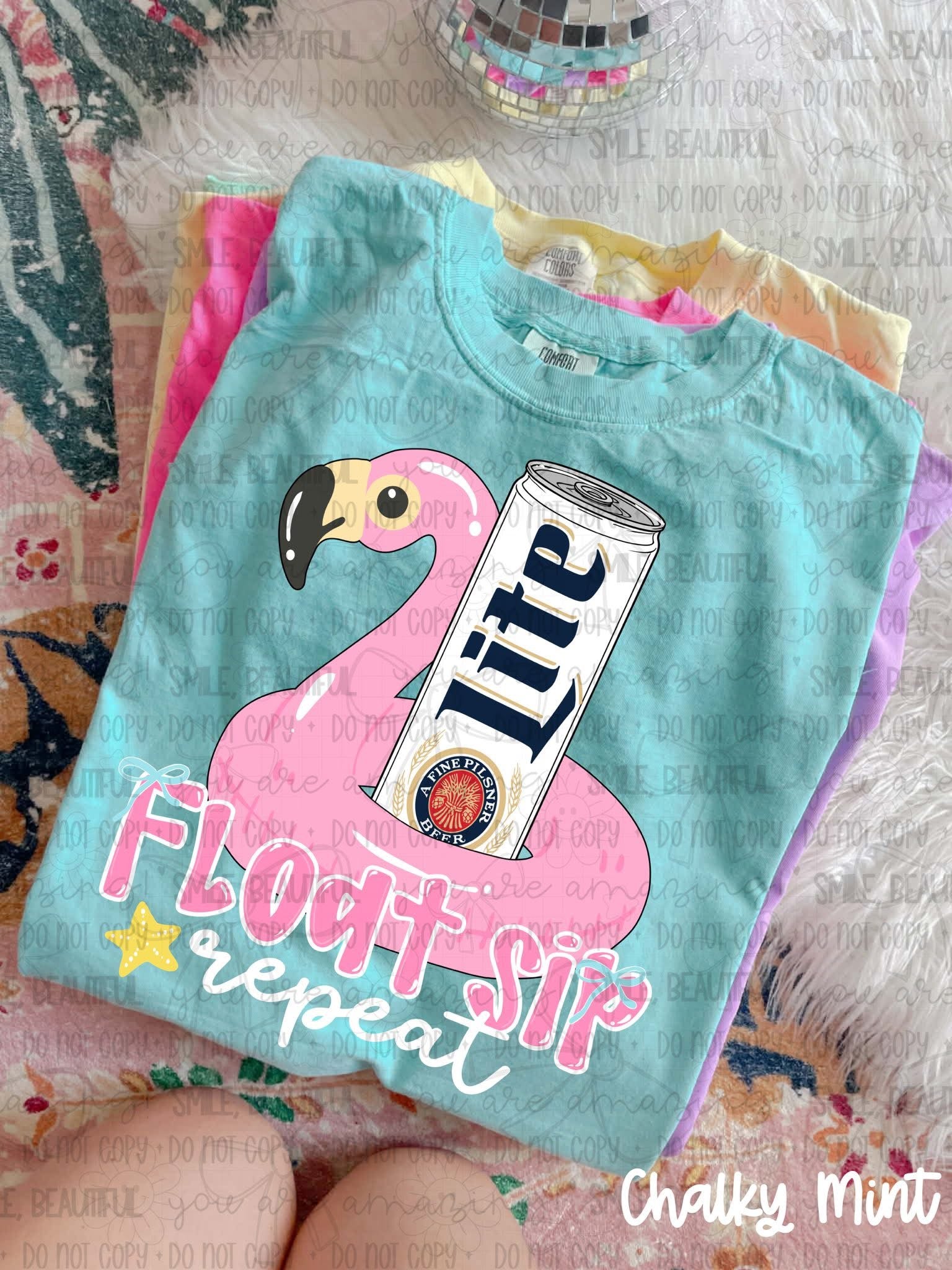 Float Sip Repeat- Lite- comfort colors