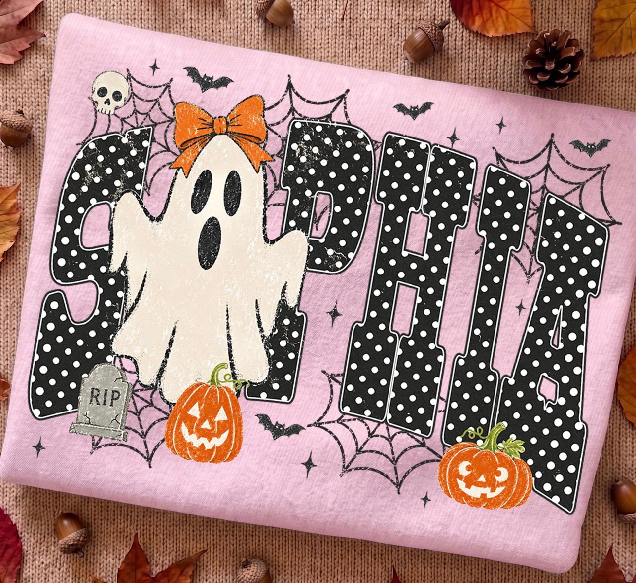 Custom Ghost Name Tee