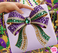 Mardi Gras Sequin Bow