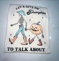 Pumpkin to talk about