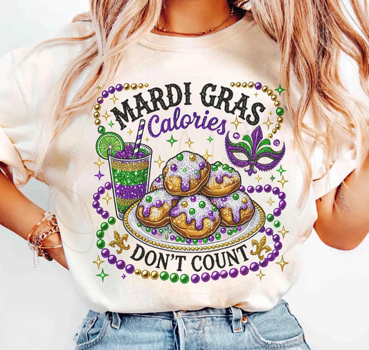 Mardi Gras calories