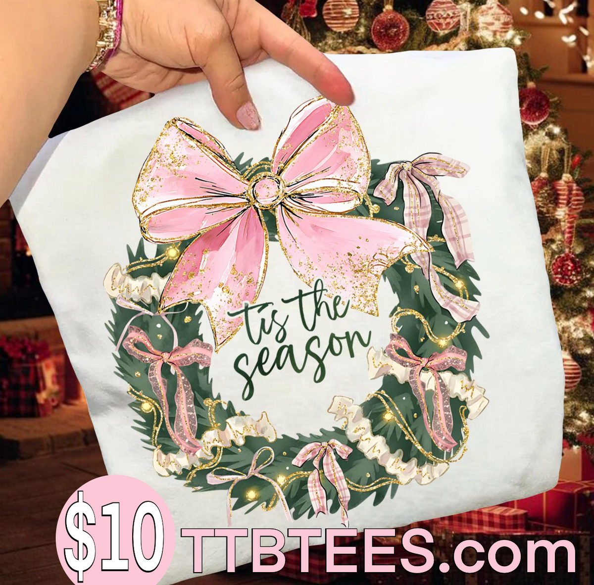 Preppy Wreath Tee