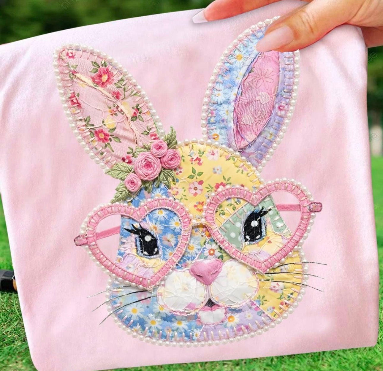 Rabbit Faux appliqué